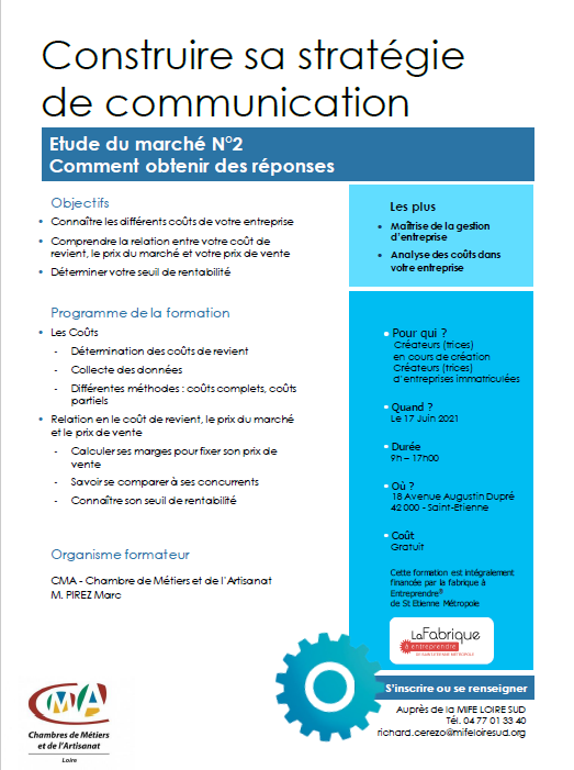 Construire sa strategie de communication-Etude de marche - Saint-Etienne (42)