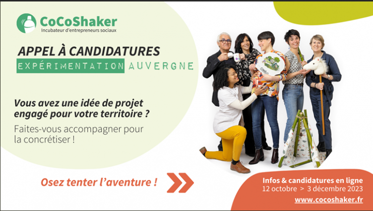 CoCoShaker - Incubateur auvergnat recherche projets engagés