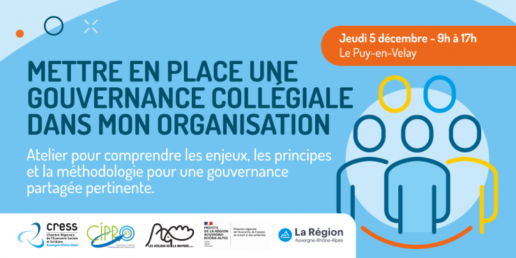 Atelier – Mettre en place une gouvernance collégiale dans mon organisation 