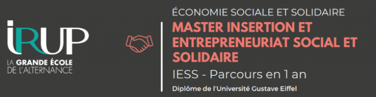 Master Insertion et Entrepreneuriat Social et Solidaire en 1 an