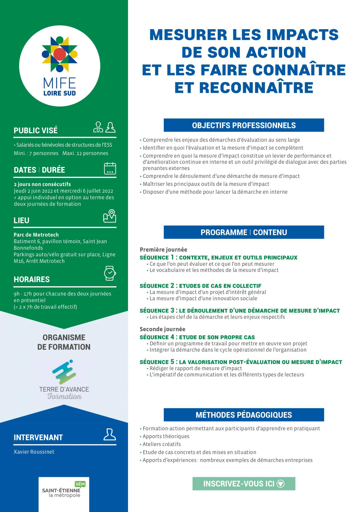 Mesurer l&rsquo;impact de son action et les faire connaitre et reconnaitre – Saint-Jean-Bonnefonds (42)