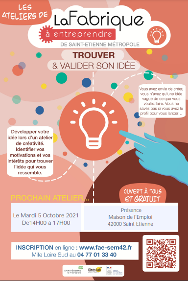 Trouver et valider son idée – Saint-Etienne (42)