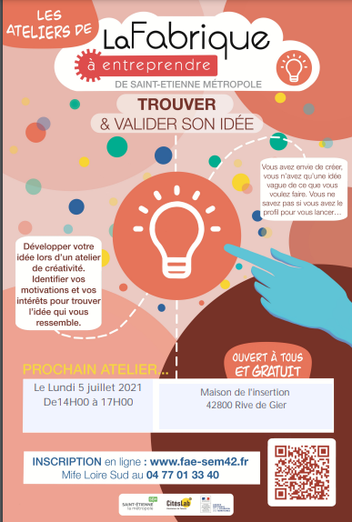 Trouver et valider son idée – Rive-de-Gier (42)