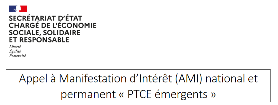 Rappel : dépôt des candidatures AMI PTCE avant le 23 juin à minuit !