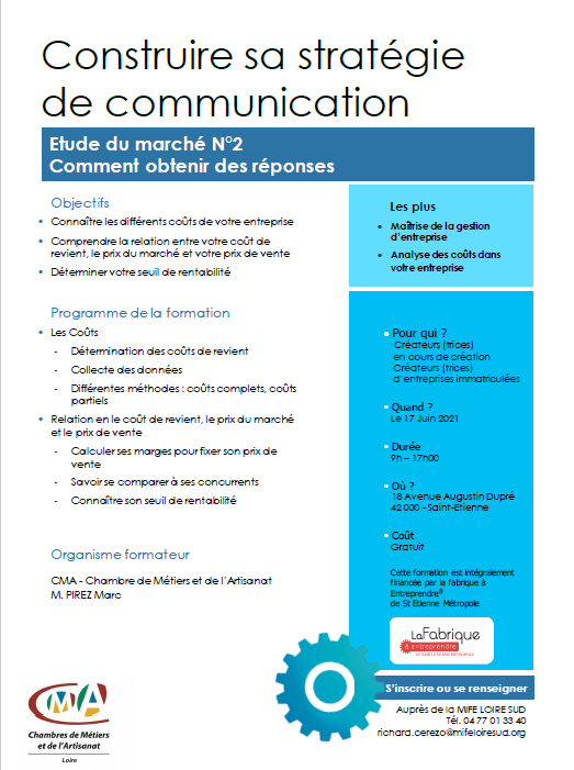 Construire sa strategie de communication-Etude de marche – Saint-Etienne (42)
