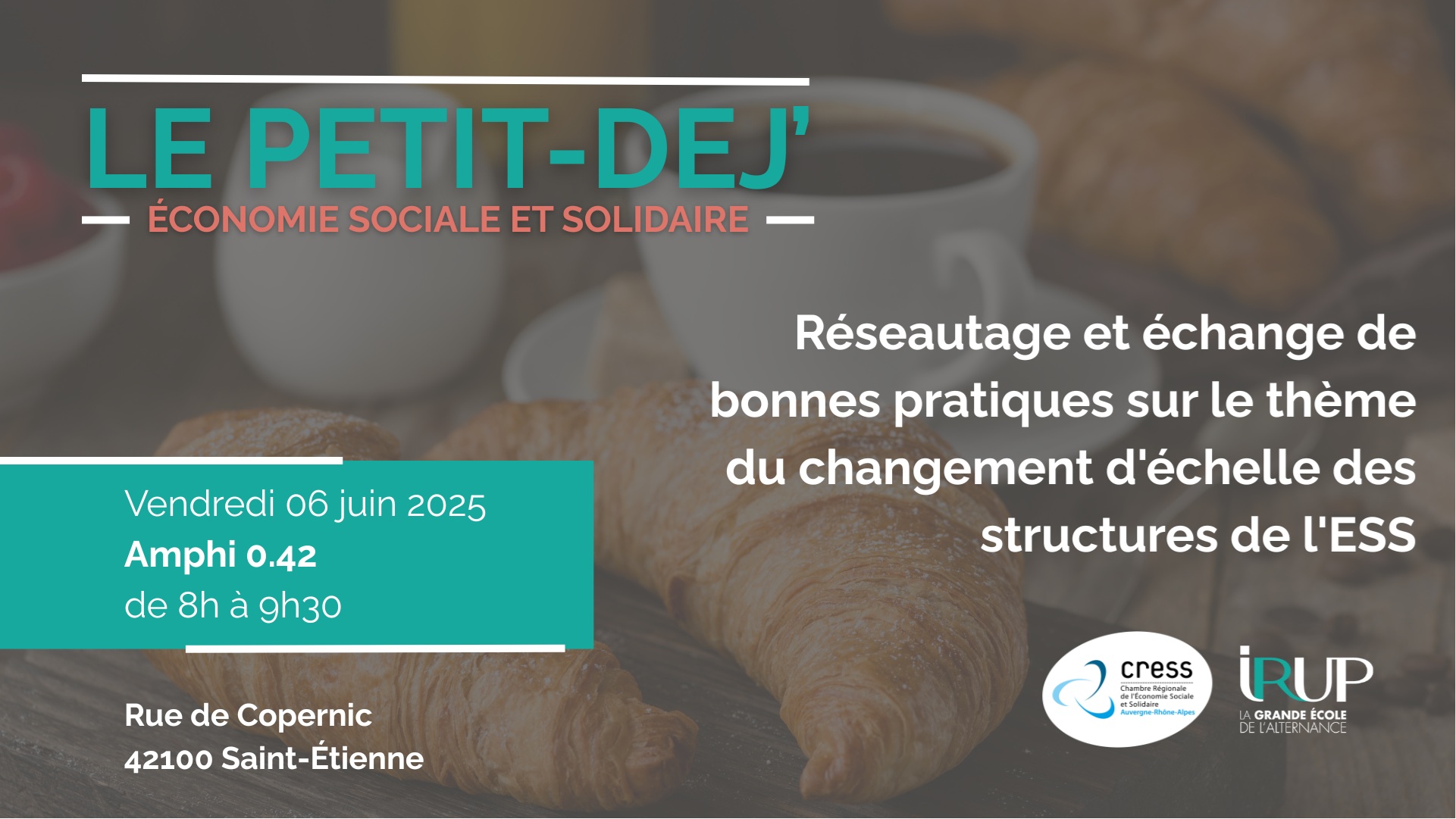 Petit Déjeuner ESS – Le changement d&rsquo;échelle