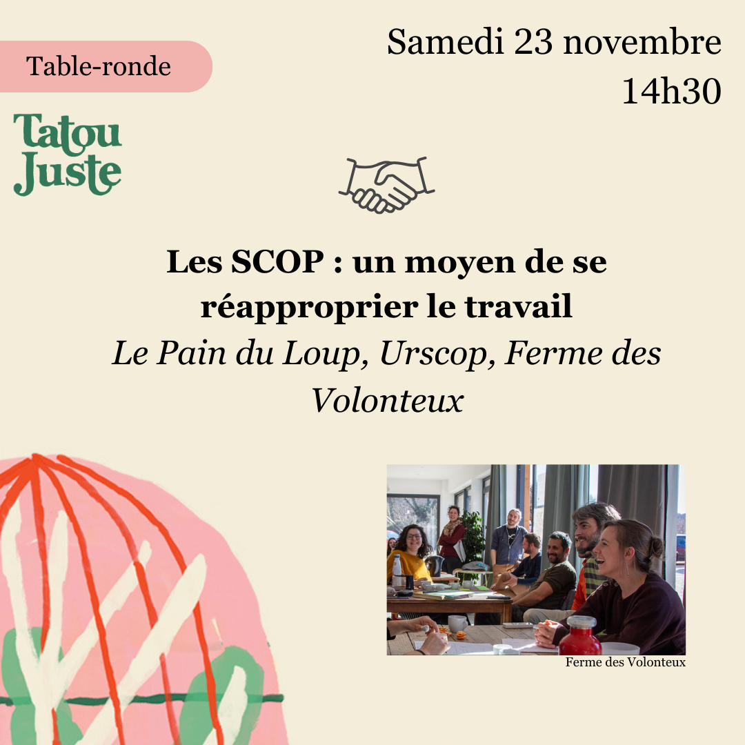 Table-ronde « Les SCOP : un moyen de se réapproprier le travail »