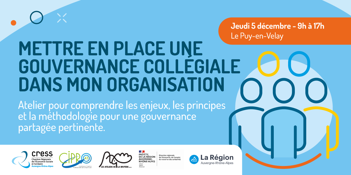 Atelier – Mettre en place une gouvernance collégiale dans mon organisation