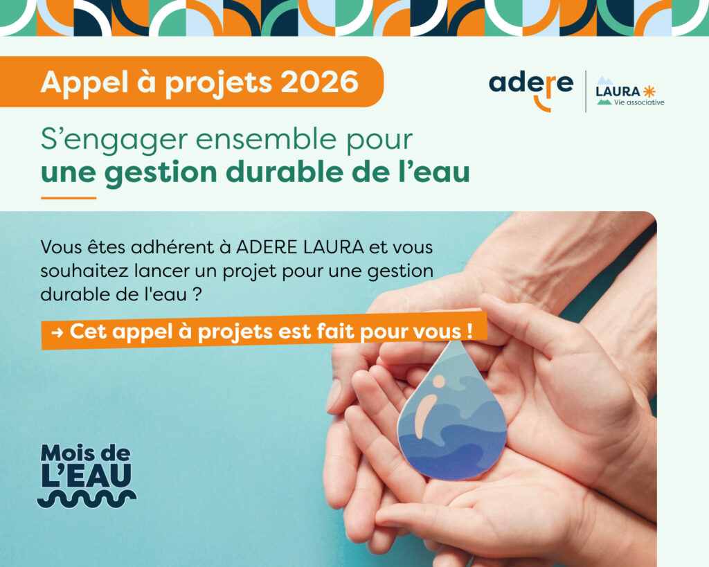 Appel à projets 2026 ADERE LAURA – S&rsquo;engager ensemble pour une gestion durable de l&rsquo;eau