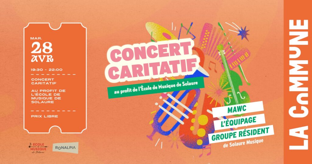 Concert caritatif en faveur de l&rsquo;Ecole de Musique de Solaure