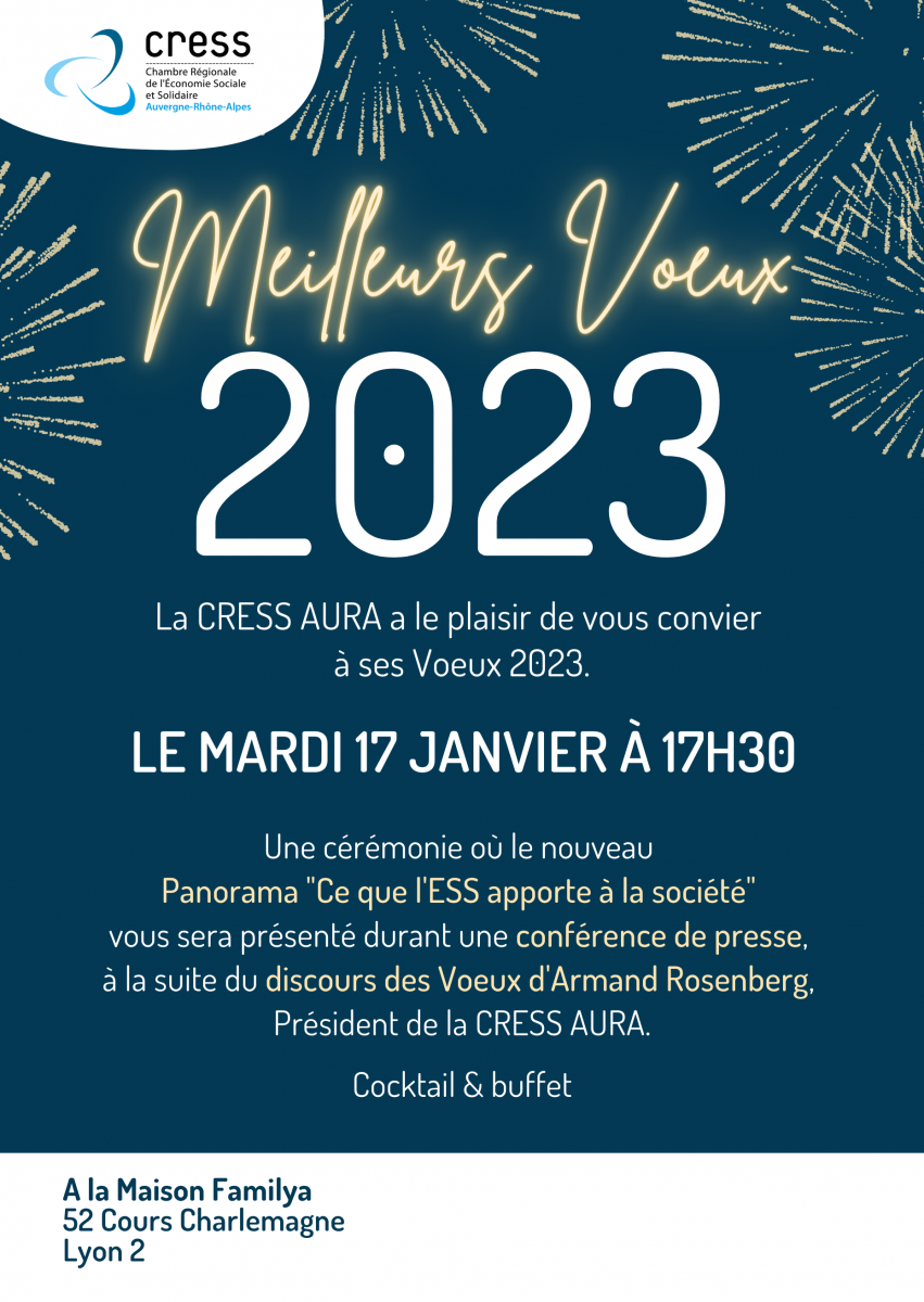 Invitation aux voeux à la presse de la CRESS